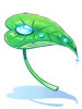 Textura de Costume Leaf Umbrella