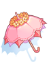Textura de Costume Floating Parasol