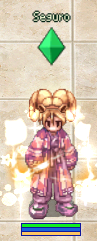 Personagem em modo Seguro