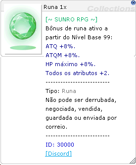 Descrição da Runa 1x
